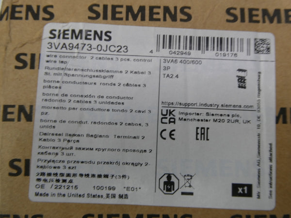 SIEMENS 3VA9473-0JC23 NSMP