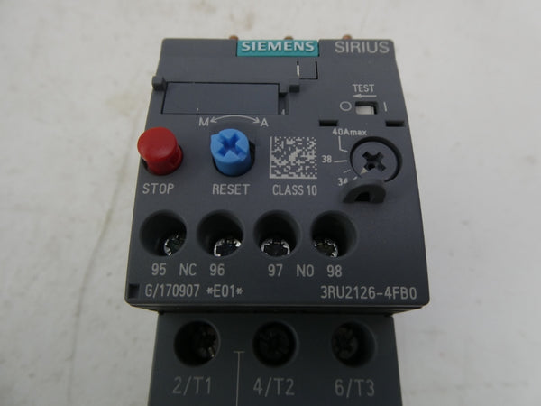 SIEMENS 3RU2126-4FB0 34-40A NSMP