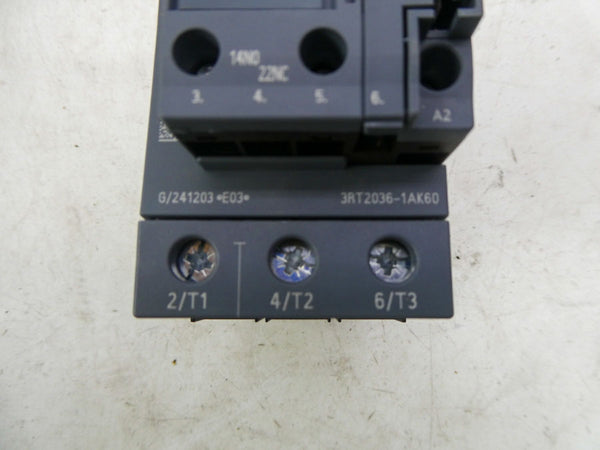 SIEMENS 3RT2036-1AK60 110/120V NSMP