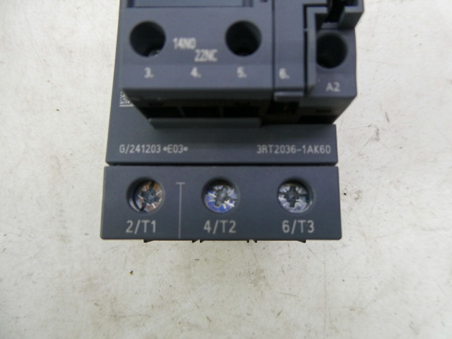 SIEMENS 3RT2036-1AK60 110/120V NSMP