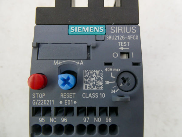 SIEMENS 3RU2126-4FC0 34-40A NSMP