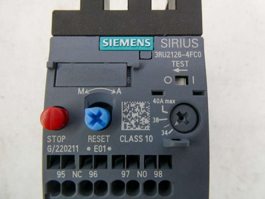 SIEMENS 3RU2126-4FC0 34-40A NSMP