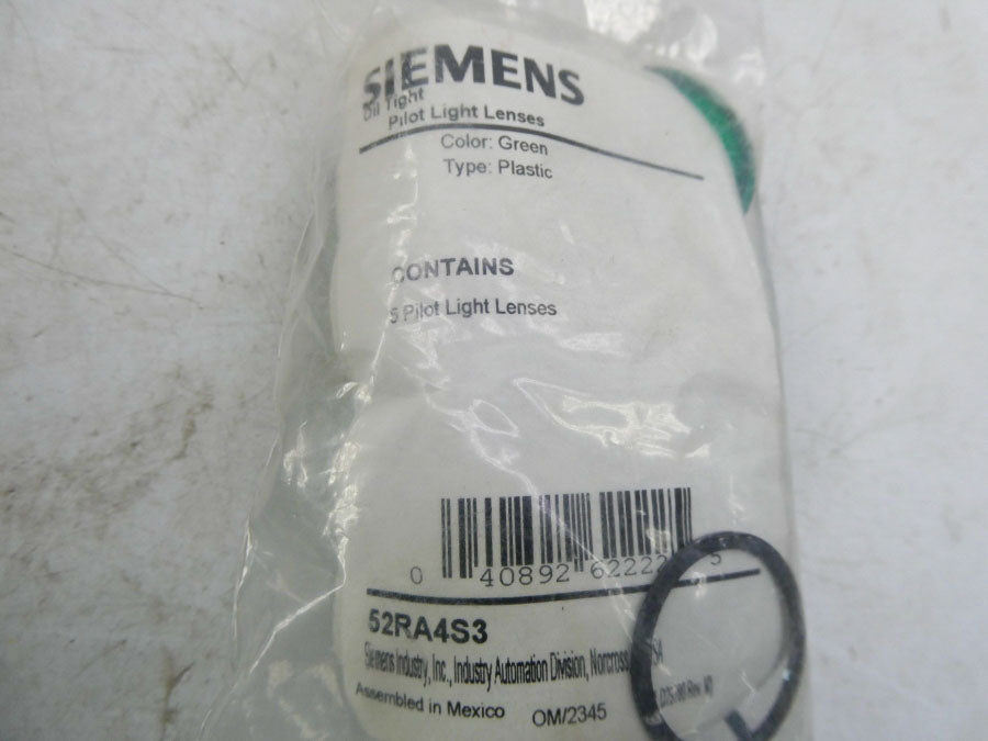 SIEMENS 52RA4S3 (PKG OF 5) NSMP