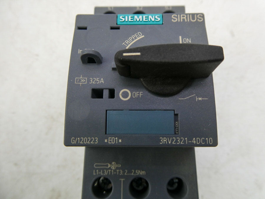 SIEMENS 3RV2321-4DC10 25-325A NSMP