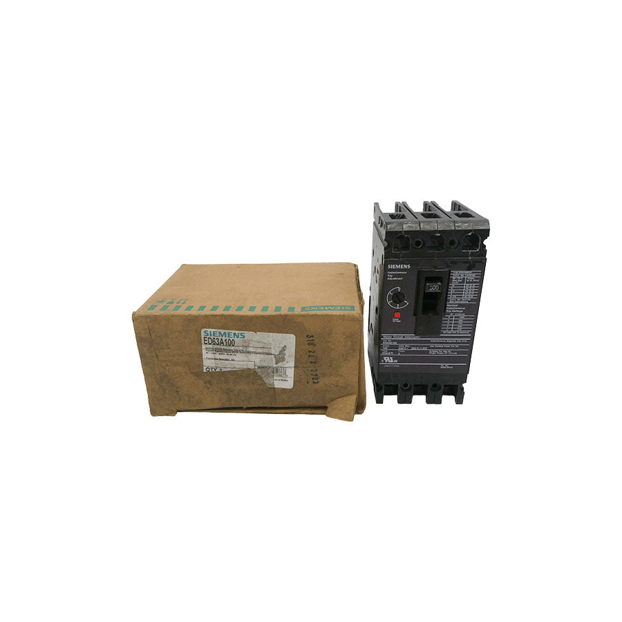 SIEMENS ED63A100 600V 100A NSMP