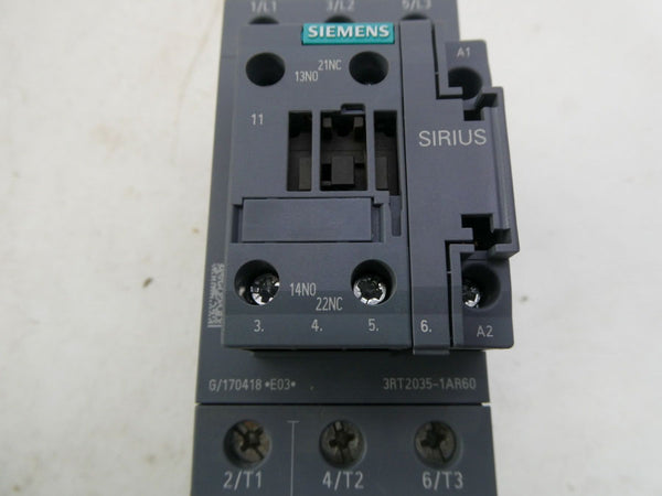 SIEMENS 3RT2035-1AR60 400/440V NSMP