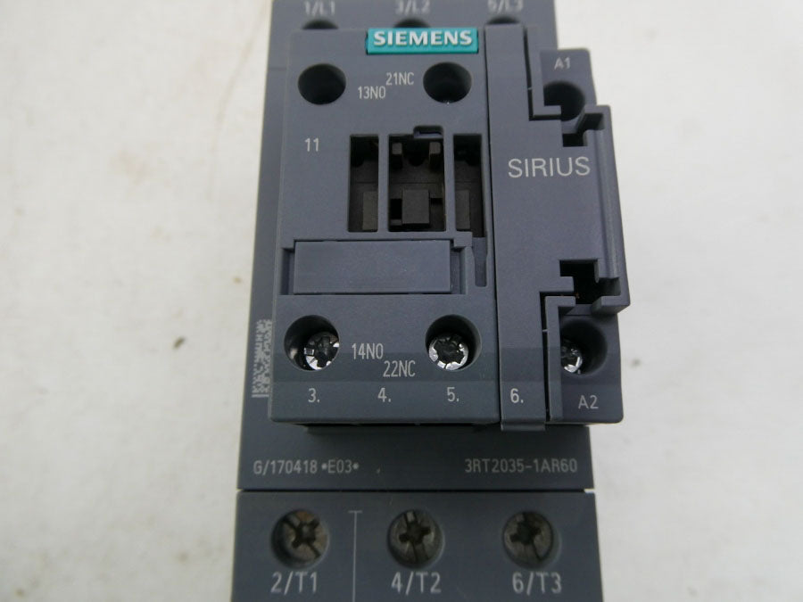 SIEMENS 3RT2035-1AR60 400/440V NSMP