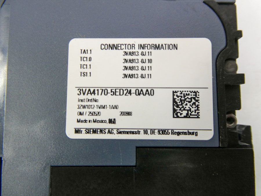 SIEMENS 3VA4170-5ED24-0AA0 347V 70A NSMP