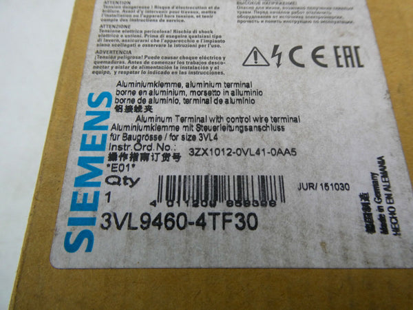 SIEMENS 3VL9460-4TF30 NSMP