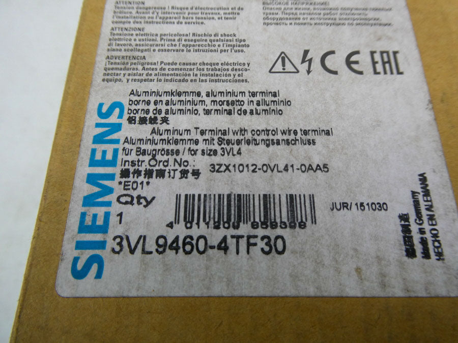 SIEMENS 3VL9460-4TF30 NSMP