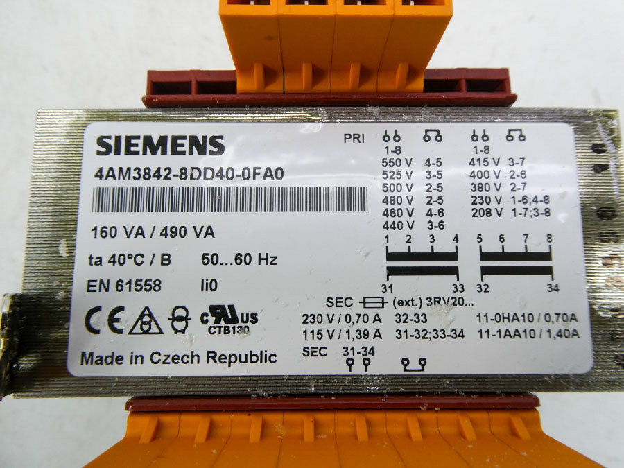 SIEMENS 4AM3842-8DD40-0FA0 550V NSMP