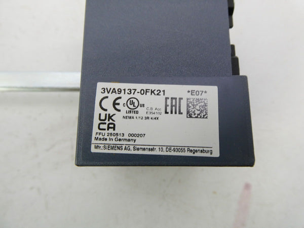 SIEMENS 3VA9137-0FK21 NSMP