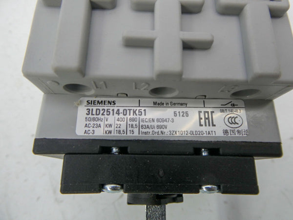 SIEMENS 3LD2514-0TK51 NSMP