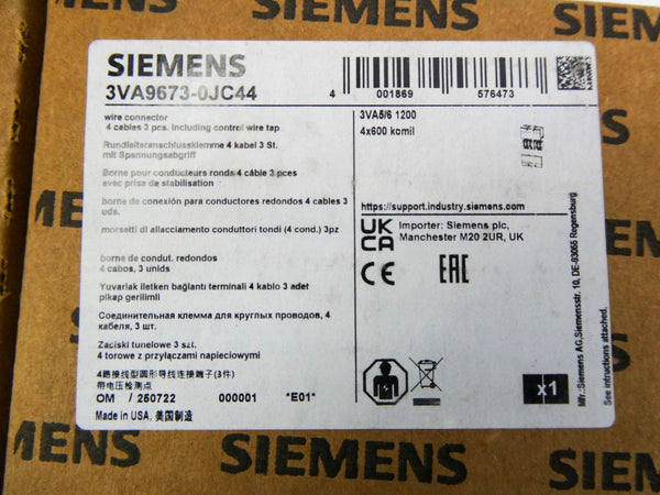 SIEMENS 3VA9673-0JC44 NSMP