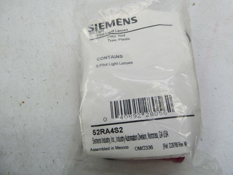 SIEMENS 52RA4S2 (PKG OF 5) NSMP