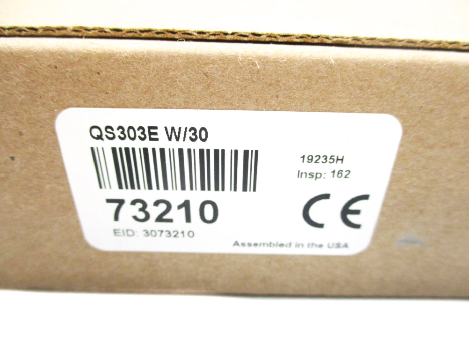 BANNER ENGINEERING QS303EW/30 73210 24-250VAC NSMP
