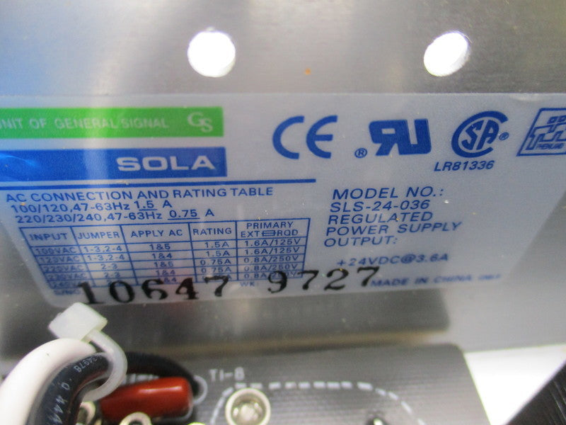 GENERAL SIGNAL SLS-24-036 NSMP