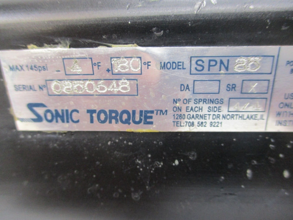 SONIC TORQUE SPN85 145PSI UNMP