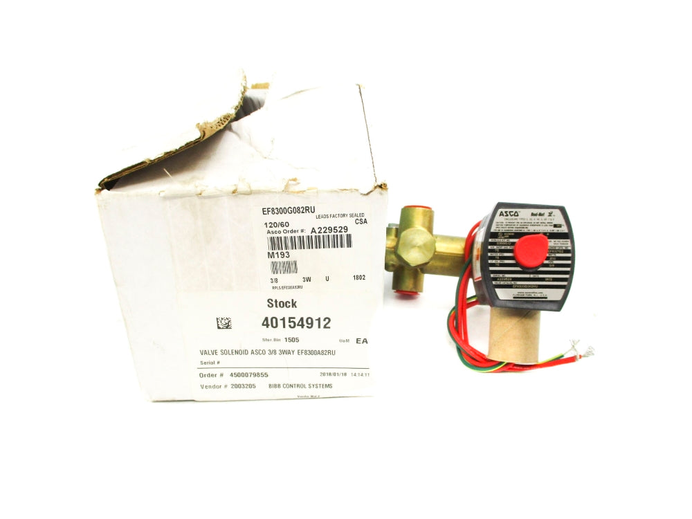 ASCO EF8300G082RU 120V 75PSI NSMP