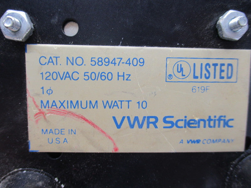 VWR SCIENTIFIC 58947-409 UNMP