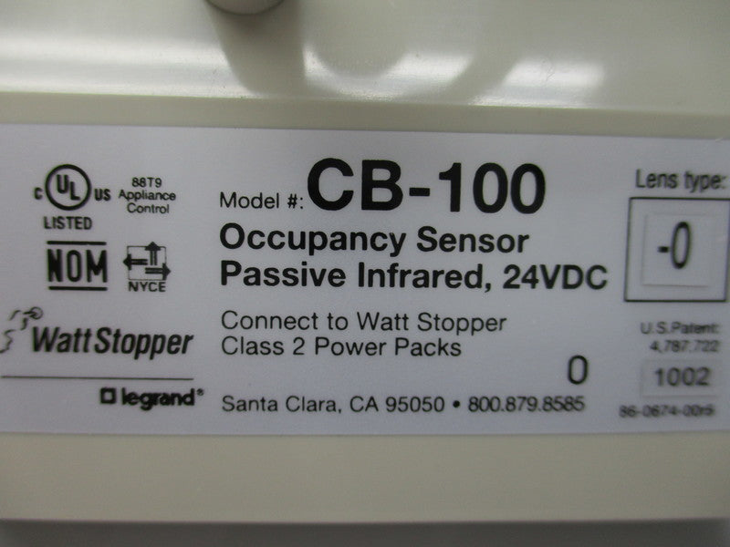 THE WATT STOPPER CB-100 (AS PICTURED) NSMP