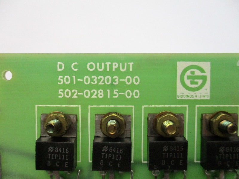 GIDDINGS&LEWIS 501-03203-00 502-02815-00 UNMP