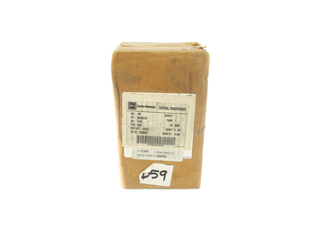 CUTLER HAMMER C0200A3D 208/380/416V NSFS