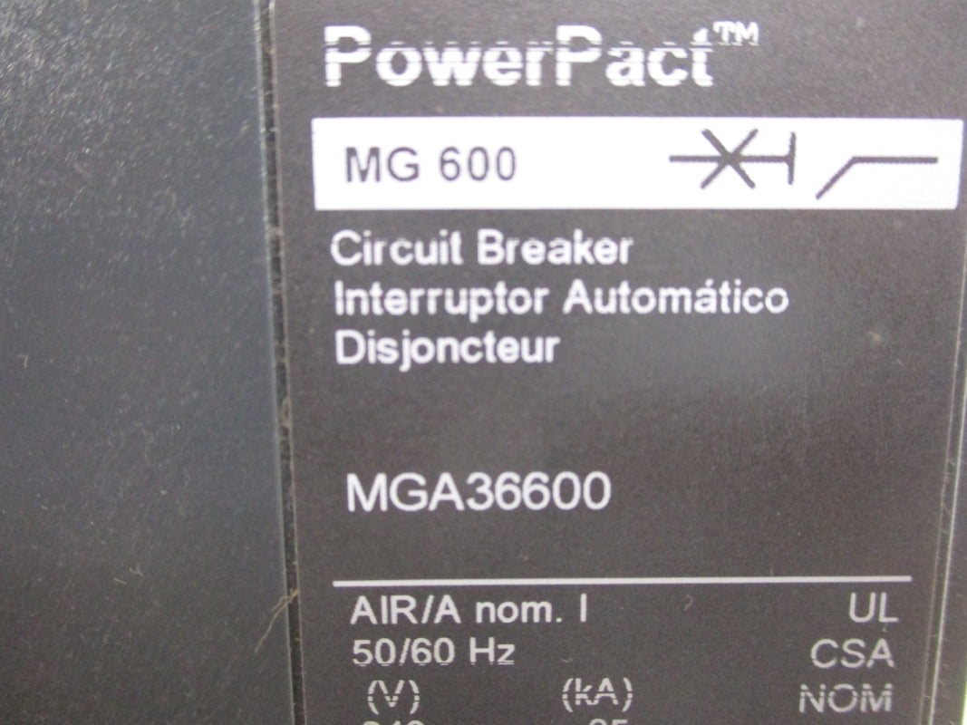 SQUARE D MGA36600 SER. 2 600V 600A NSNP
