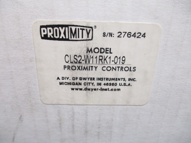 PROXIMITY CONTROLS CLS2-W11RK1-019 12-240V NSMP