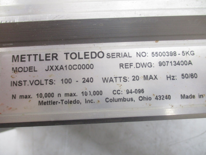 METTLER TOLEDO JXXA10C0000 120-240V UNMP