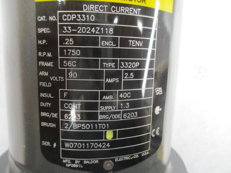 BALDOR CDP3310 33-2024Z118 90V 2.5A NSNP