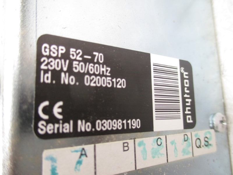 PHYTRON GSP52-70 230V NSNP
