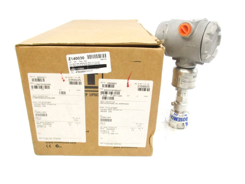 ROSEMOUNT 3051S2TG3A2B11A1JB4M5Q4Q8 10.5-42.4VDC 800PSI NSMP