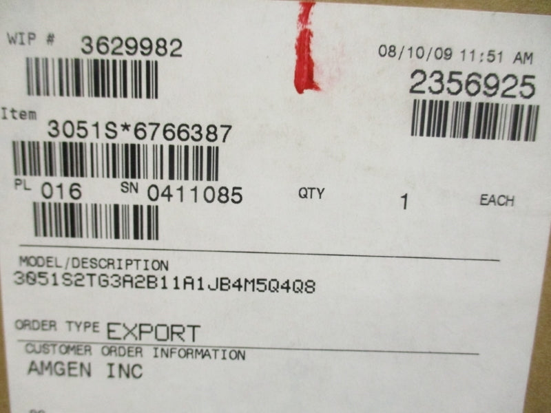 ROSEMOUNT 3051S2TG3A2B11A1JB4M5Q4Q8 10.5-42.4VDC 800PSI NSMP
