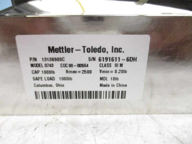 METTLER TOLEDO 13136900C 0743 NSMP