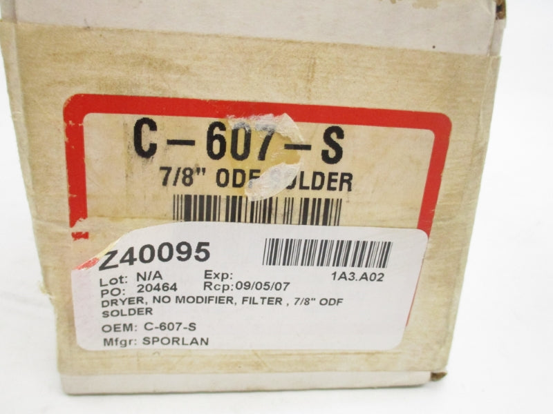 SPORLAN C-607-S 7/8" NSFS