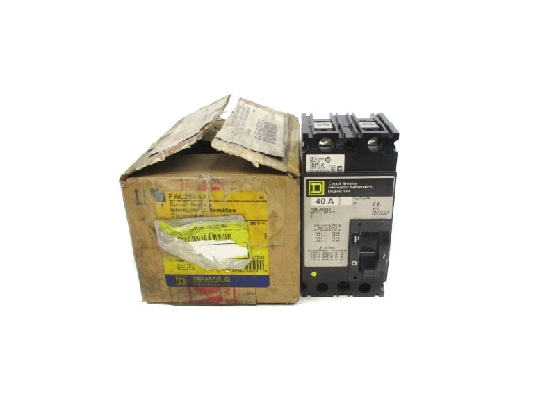 SQUARE D FAL26040 SER. 2 600V, 40A NSMP