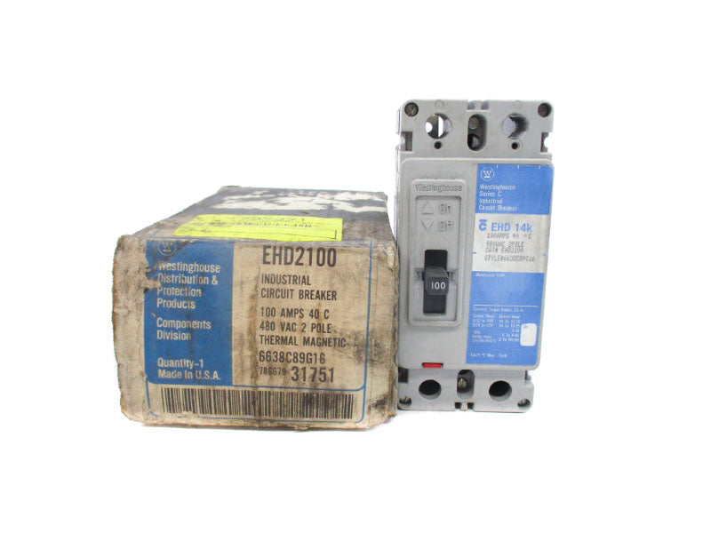 WESTINGHOUSE EHD2100 480VAC 100A NSMP