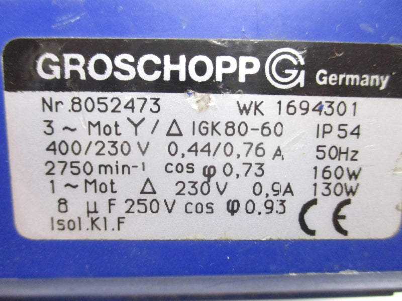 GROSCHOPP WK1694301 400/230V UNMP