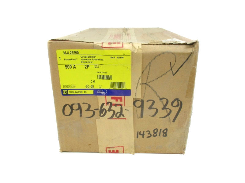 SQUARE D MJL26500 SER. 1 600V 500A NSFS