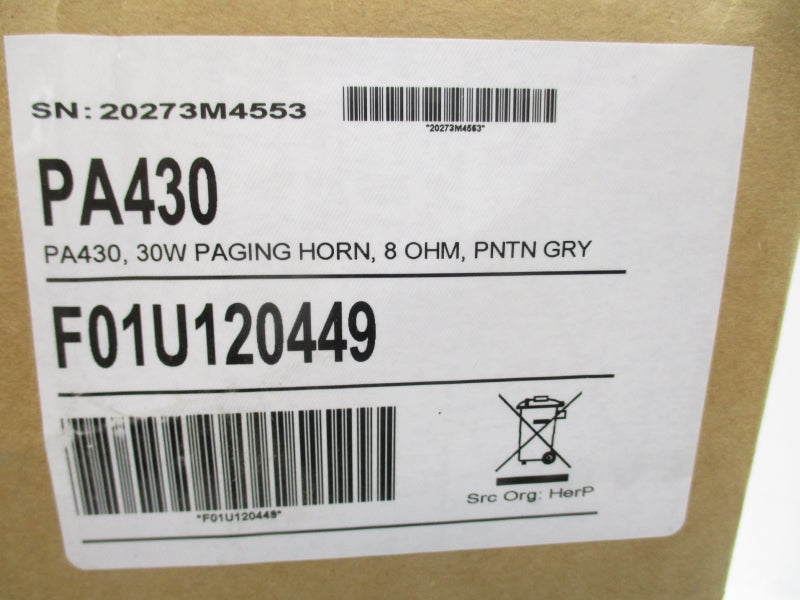 SIGNALING DEVICE PA430 NSFS