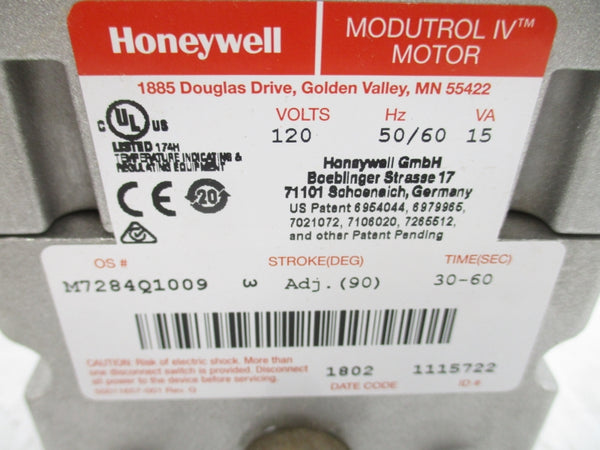 HONEYWELL M7284Q1009 120V 30-60S NSMP