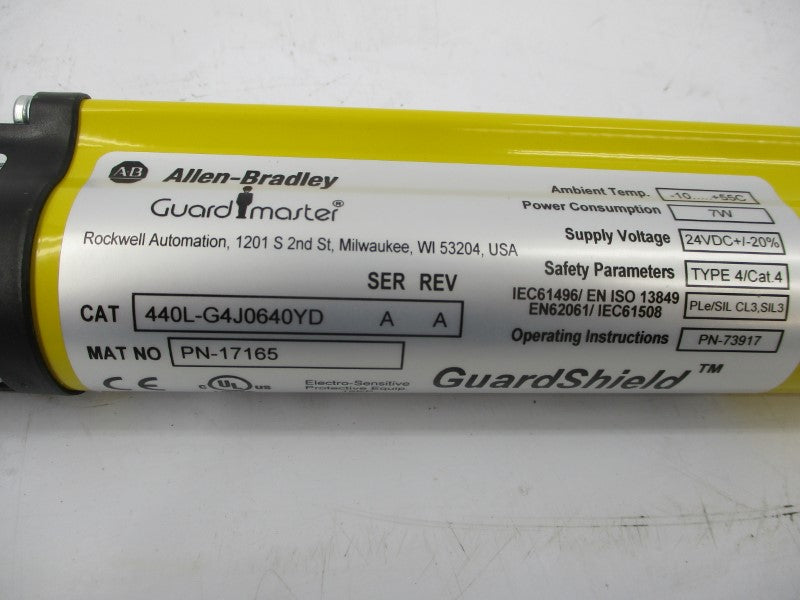 ALLEN BRADLEY 440L-G4J0640YD SER. A REV. A 24VDC NSMP