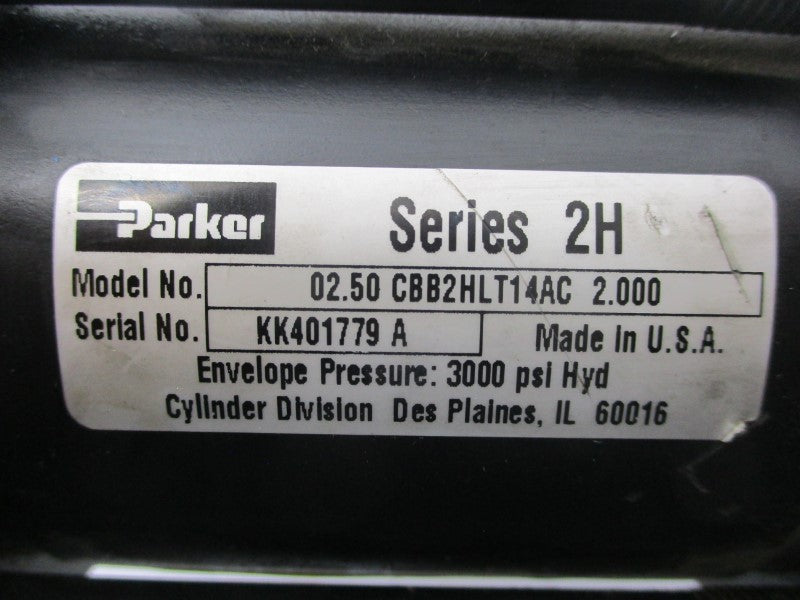 PARKER 02.50CBB2HLT14AC2.000 3000PSI NSNP