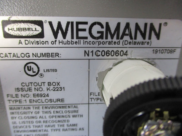 HUBBELL N1C060604 UNMP