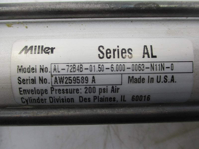 MILLER AL-72B4B-01.50-6.000-0063-N11N-0 200PSI UNMP