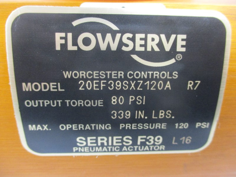 FLOWSERVE 20EF39SXZ120A 80PSI NSMP