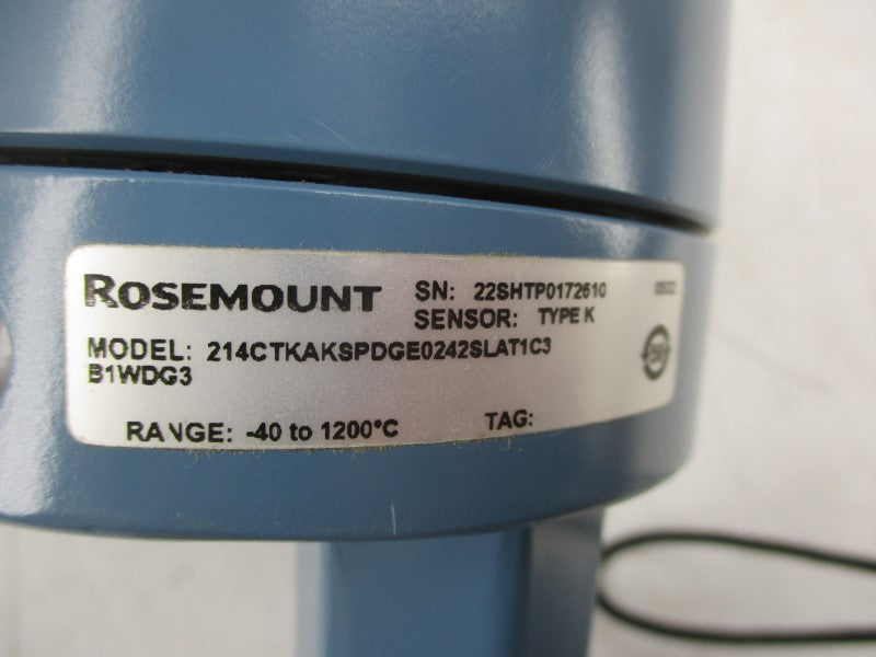 ROSEMOUNT 214CTKAKSPDGE0242SLAT1C3 NSMP