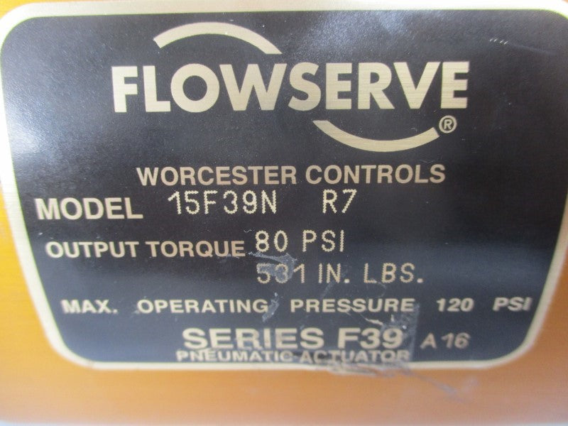 FLOWSERVE 15F39NR7 80PSI (AS PICTURED) NSNP