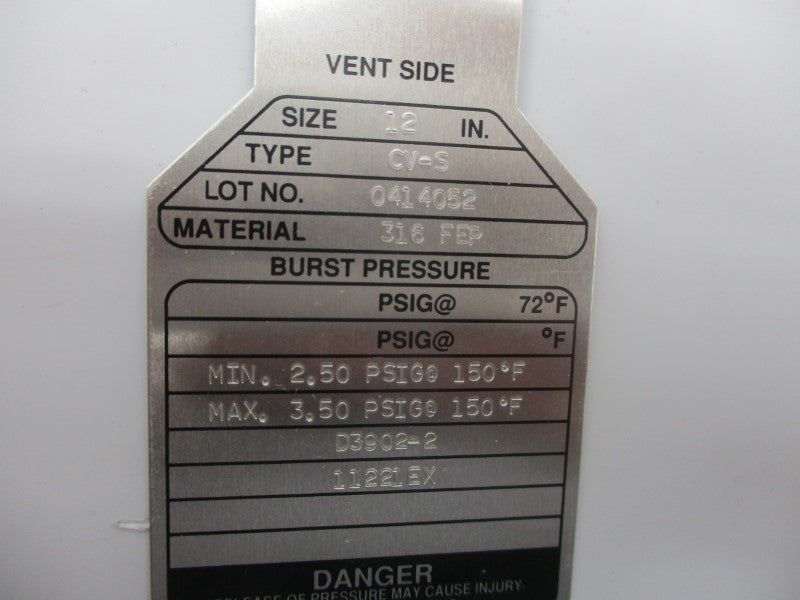 FIKE D3902-2 3.50PSI NSMP